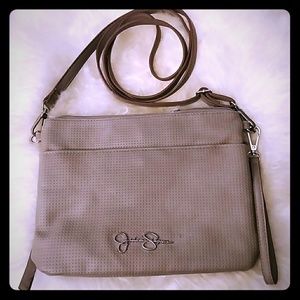 Jessica Simpson tan crossbody purse